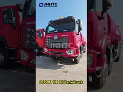 Howo NX तेल टैंकर ट्रक 8X4 400HP 30000 लीटर ईंधन परिवहन ईंधन टैंकर ट्रक