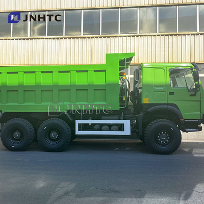HOWO 6x6 पूर्ण पहिया ड्राइव भारी शुल्क डंप ट्रक 22cbm क्षमता