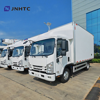 ISUZU 10 टन पेलोड 4x2 6x4 बॉक्स वैन कार्गो ट्रक इंजन 205hp 240hp के साथ