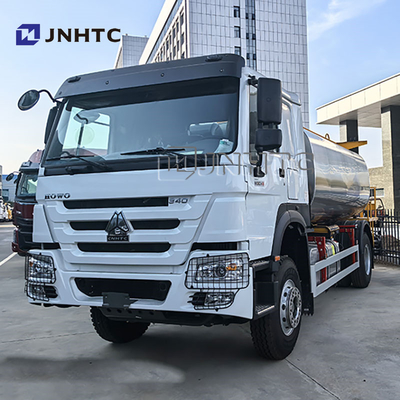 गर्म होवो 6x4 340HP 15000 लीटर ईंधन तेल टैंक ट्रक बिक्री के लिए