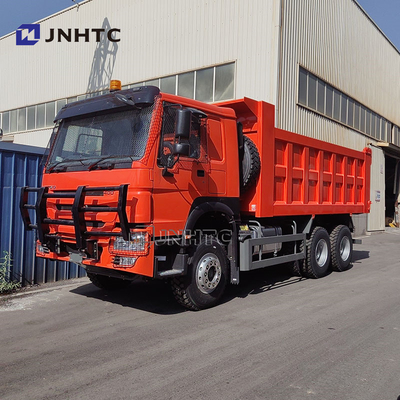 भारी शुल्क Sinotruck Howo Camion 6x4 10 व्हीलर 400 hp 30Ton Tipper डंप ट्रक एंटी-चोरी नेट के साथ