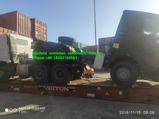 3.5 इंच किंगपिन यूरो 2 के साथ ए 7 420hp एलएचडी 6x4 सिनोट्रुक ट्रैक्टर ट्रक