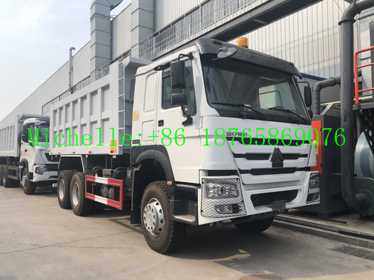 WD615.69 निर्माण स्थलों के लिए 336hp हैवी ड्यूटी डंप ट्रक