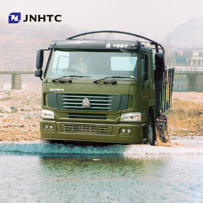 SINOTRUK 4 * 4 6x6 भारी मालवाहक ट्रक ऑफ रोड लॉरी वाहन मिलिटेयर ट्रक