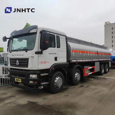 Sinotruk Howo Euro2 8x4 15cbm ईंधन टैंक ट्रक स्टेनलेस स्टील एल्यूमीनियम मिश्र धातु 5083