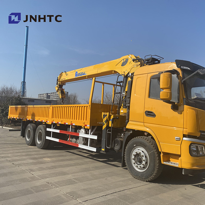 6x4 स्ट्रेट आर्म क्रेन कार्गो ट्रक माउंटेड Shacman H3000 F3000 X3000