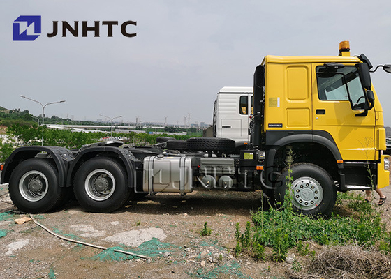 371HP सिनोट्रुक HOWO 6X4 टिपर ट्रक पीला 25 टन