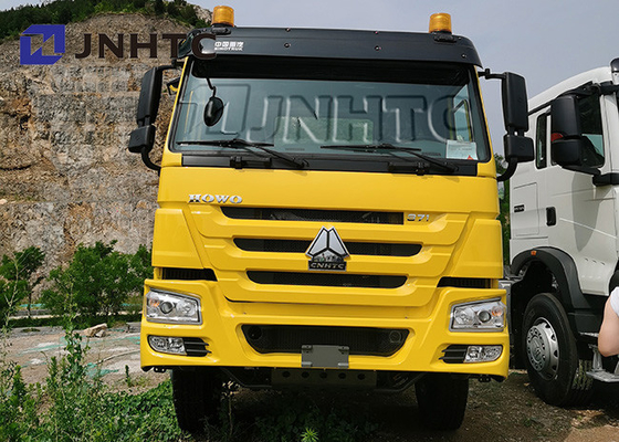 371HP सिनोट्रुक HOWO 6X4 टिपर ट्रक पीला 25 टन
