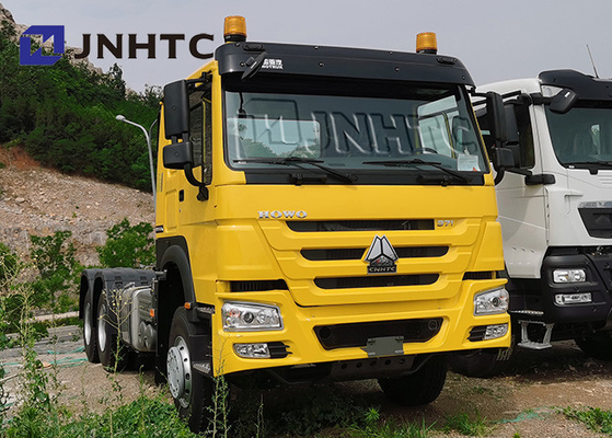 371HP सिनोट्रुक HOWO 6X4 टिपर ट्रक पीला 25 टन