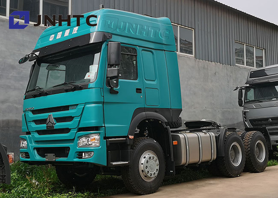 Sinotruk HOWO ग्रीन टिपर ट्रक 6X4 420HP डीजल ईंधन प्रकार