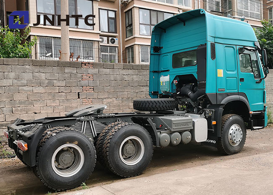 Sinotruk HOWO ग्रीन टिपर ट्रक 6X4 420HP डीजल ईंधन प्रकार