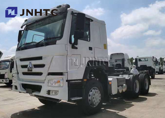 371HP Sinotruk Howo 6x4 25 टन डीजल ट्रैक्टर ट्रक ट्रेलर हेड के साथ