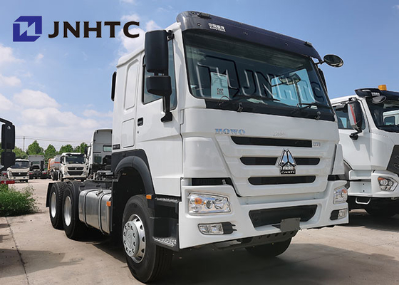 371HP Sinotruk Howo 6x4 25 टन डीजल ट्रैक्टर ट्रक ट्रेलर हेड के साथ