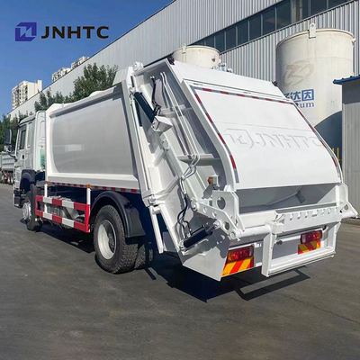 Sinotruck 371HP कचरा कम्पेक्टर ट्रक HOWO 4X2 ट्रैश ट्रक