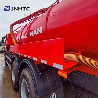शैकमैन F3000 सक्शन टैंकर ट्रक 6x4 340HP सीवेज मल