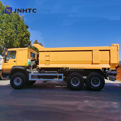डीजल ईंधन प्रकार सिनोट्रक होवो ऑल व्हील ड्राइव ट्रक 6x6 380hp डंप ट्रक