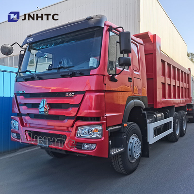 मध्यम लिफ्ट भारी ड्यूटी डंप ट्रक 6X4 340HP टिपर ट्रक 10 पहिया बाएं हाथ ड्राइव