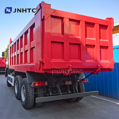 मध्यम लिफ्ट भारी ड्यूटी डंप ट्रक 6X4 340HP टिपर ट्रक 10 पहिया बाएं हाथ ड्राइव