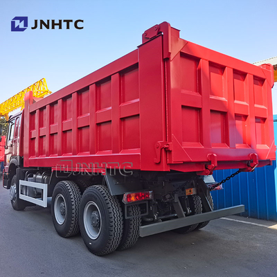 मध्यम लिफ्ट भारी ड्यूटी डंप ट्रक 6X4 340HP टिपर ट्रक 10 पहिया बाएं हाथ ड्राइव