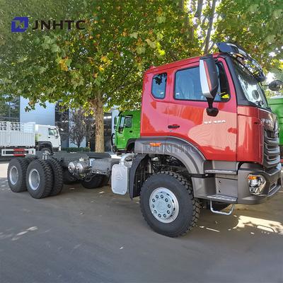 नया होवो टिपर ट्रक चेसिस 6x4 380hp 10 पहिया डंप ट्रक चेसिस