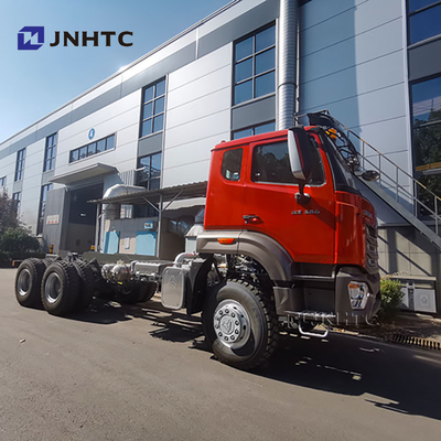 नया होवो टिपर ट्रक चेसिस 6x4 380hp 10 पहिया डंप ट्रक चेसिस