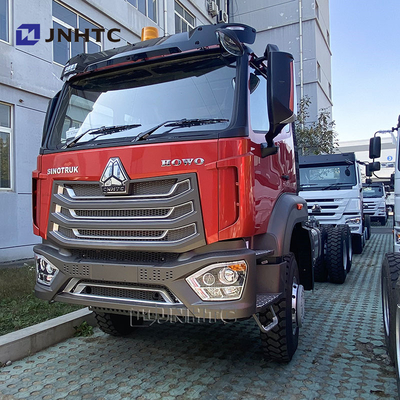 होवो एनएक्स भारी ड्यूटी डंप ट्रक चेसिस 6x4 380hp 10 पहियों टिपर ट्रक चेसिस
