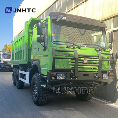 HOWO 6x6 पूर्ण पहिया ड्राइव भारी शुल्क डंप ट्रक 22cbm क्षमता