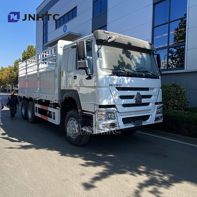 HOWO 6X4 भारी कार्गो ट्रक 400HP 20tons ट्रक बाड़ कार्गो ट्रक