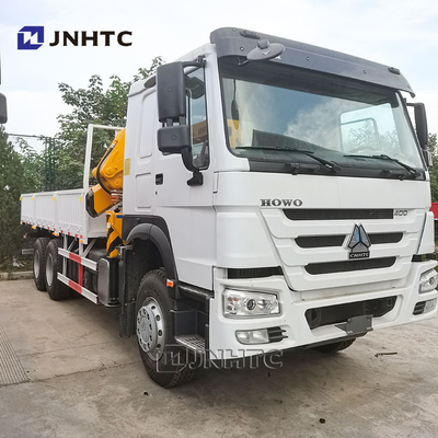 सभी रोटेशन होवो फोल्डिंग आर्म क्रेन 6x4 400hp 10-20T क्रेन के साथ कार्गो