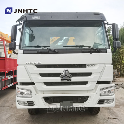 सभी रोटेशन होवो फोल्डिंग आर्म क्रेन 6x4 400hp 10-20T क्रेन के साथ कार्गो