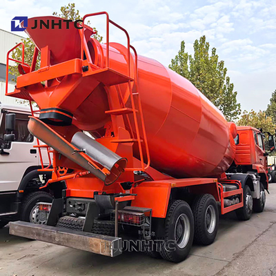 होवो कंक्रीट सीमेंट मिक्सर ट्रक 8X4 380HP 12 पहिया यूरो 2 4 उच्च गुणवत्ता