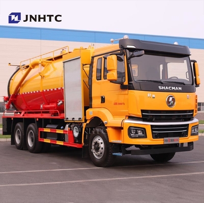 शैकमैन ई3 सक्शन टैंकर ट्रक 6x4 340HP 400HP सीवेज मल अच्छी कीमत
