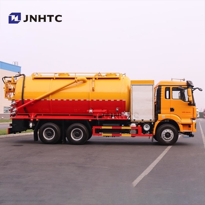 शैकमैन ई3 सक्शन टैंकर ट्रक 6x4 340HP 400HP सीवेज मल अच्छी कीमत