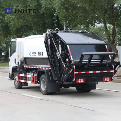 शैकमैन एक्स9 कचरा कम्पैक्टर ट्रक 4X2 160hp 12CBM कचरा ट्रक बिक्री के लिए