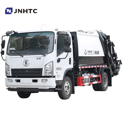 शैकमैन एक्स9 कचरा कम्पैक्टर ट्रक 4X2 160hp 12CBM कचरा ट्रक बिक्री के लिए