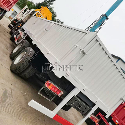 नया सिनोट्रुक होवो बाड़ कार्गो ट्रक 10 टन फोल्डिंग क्रेन 12 पहिया 400hp बिक्री के लिए