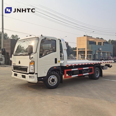 Howo फ्लैटबेड लाइट ड्यूटी Wrecker टो ट्रक 4X2 3-5 टन सस्ती कीमत के साथ बिक्री के लिए