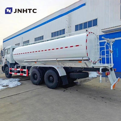 गर्म पानी के टैंकर बीईबेन पानी छिड़काव ट्रक 6X4 300HP/380HP 10 पहियों 25m3 बिक्री के लिए
