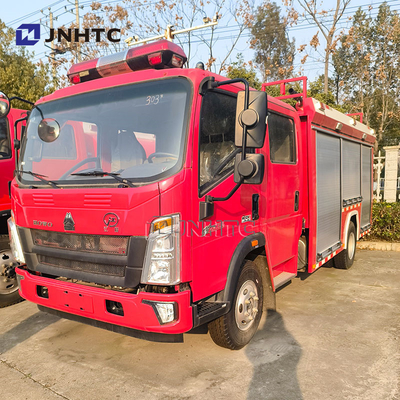नई सिनोट्रक होवो 4x2 लाइट ड्यूटी फायर फाइटिंग ट्रक पानी पंप ट्रक उच्च गुणवत्ता