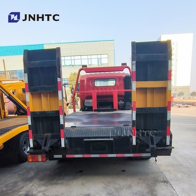 HOWO Wrecker ट्रक 4x2 5ton Excavator लोडर लोडिंग टो Wrecker फ्लैटबेड कार्गो ट्रक