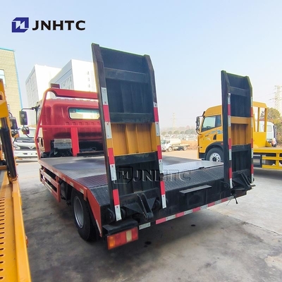 HOWO Wrecker ट्रक 4x2 5ton Excavator लोडर लोडिंग टो Wrecker फ्लैटबेड कार्गो ट्रक