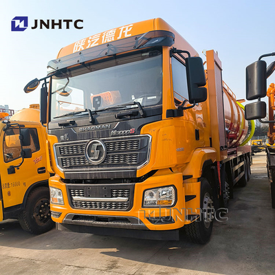 SHACMAN M3000 8X4 18-25m3 12 व्हीलर वैक्यूम सीवेज सक्शन ट्रक सस्ती कीमत गर्म बिक्री