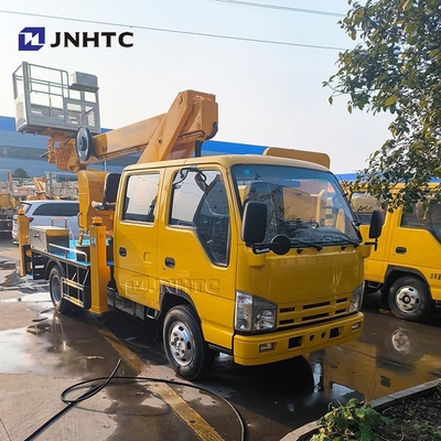 उच्च ऊंचाई ऑपरेशन ट्रक 4x2 12m 18m दूरबीन बूम हवाई प्लेटफार्म ट्रक