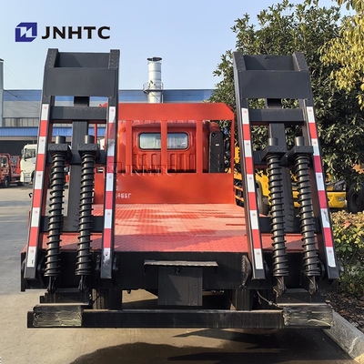 अच्छी कीमत HOWO Wrecker ट्रक 4X2 165HP मिनी Camioneta Flatbed कार्गो के साथ सीढ़ी ट्रक
