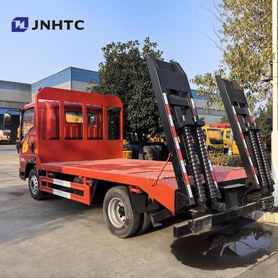 अच्छी कीमत HOWO Wrecker ट्रक 4X2 165HP मिनी Camioneta Flatbed कार्गो के साथ सीढ़ी ट्रक