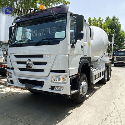 SINOTRUK HOWO कंक्रीट मिक्सिंग ट्रक 6x4 10 पहियों 400HP कंक्रीट मिक्सर ट्रक सस्ता और अच्छा
