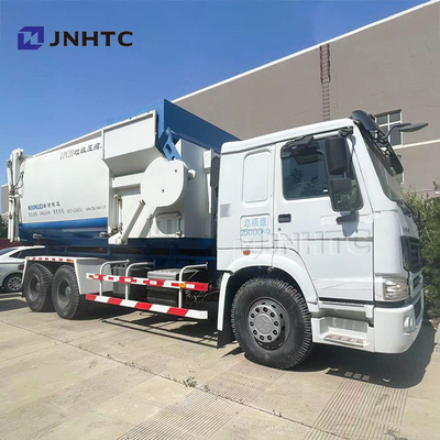 HOWO NX कचरा ट्रक कम्पैक्टर 6x4 290HP कैन सफाई ट्रक कचरा कम्पैक्टर ट्रक