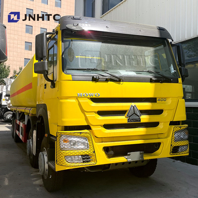 सिनोट्रुक होवो तेल टैंक ट्रक 8X4 400HP एलएचडी डीजल ईंधन तेल रिफ्यूलिंग टैंकर डिलीवरी