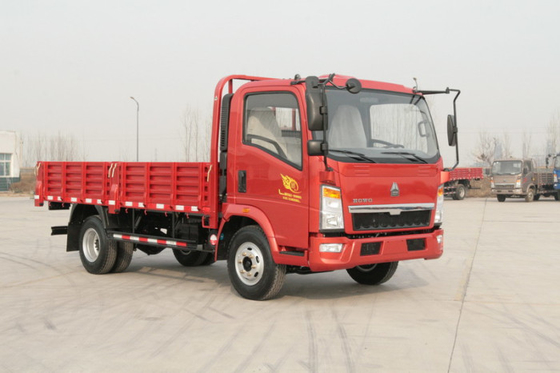 Sinotruk Howo लाइट ड्यूटी वाणिज्यिक ट्रक 38 टन एमएम व्हील बेस के साथ 12 टन क्षमता