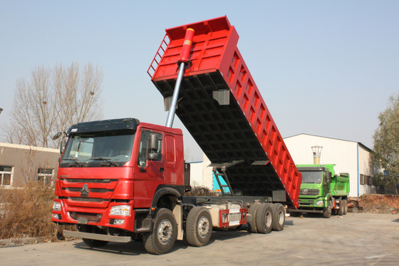 Sinotruk Howo7 8 × 4 371 हॉर्स पावर 25M3 Sinotruk डंप ट्रक की मात्रा 50-60 टन के साथ